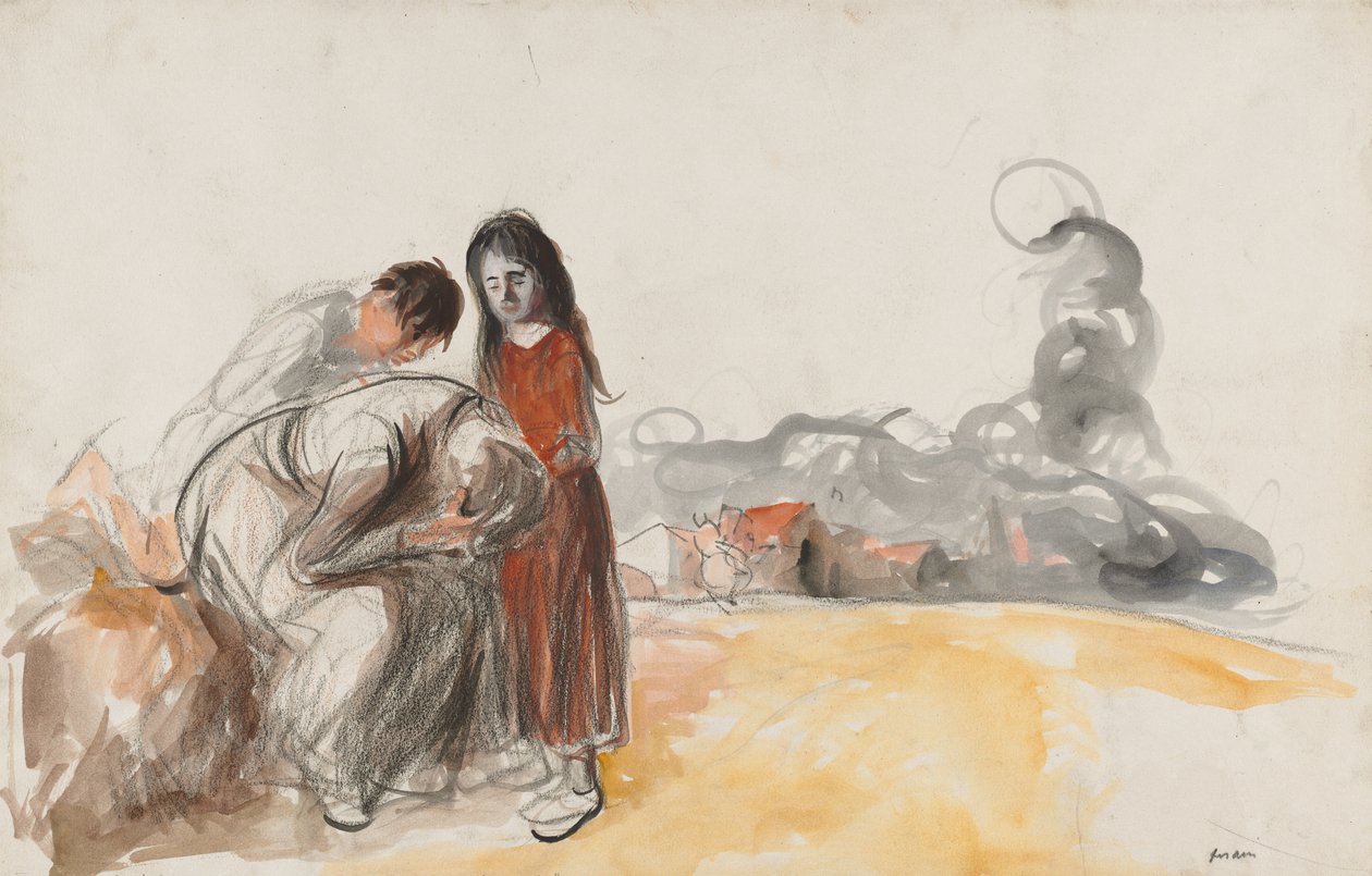 Tyskerne er gået væk af Jean Louis Forain
