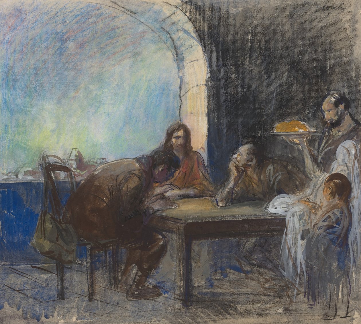 Nadveren i Emmaus af Jean Louis Forain