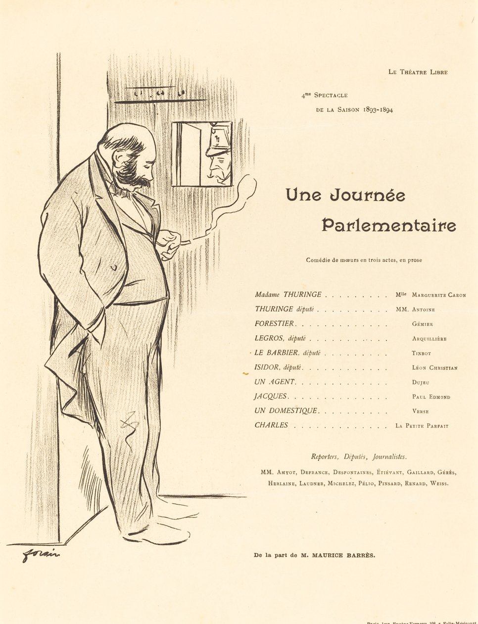 En parlamentarisk dag af Jean Louis Forain