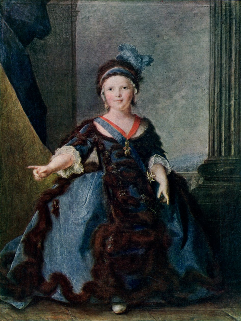 Louis af Frankrig, 1754, 1910 af Jean Marc Nattier