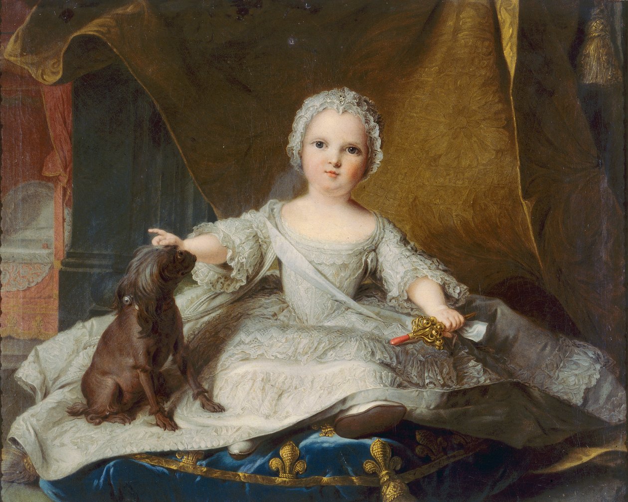 Marie Zephirine fra Frankrig af Jean Marc Nattier