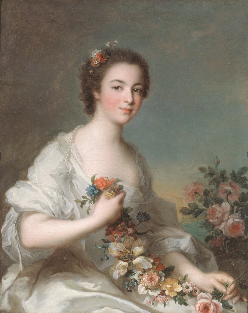 Portræt af en Dame af Jean Marc Nattier