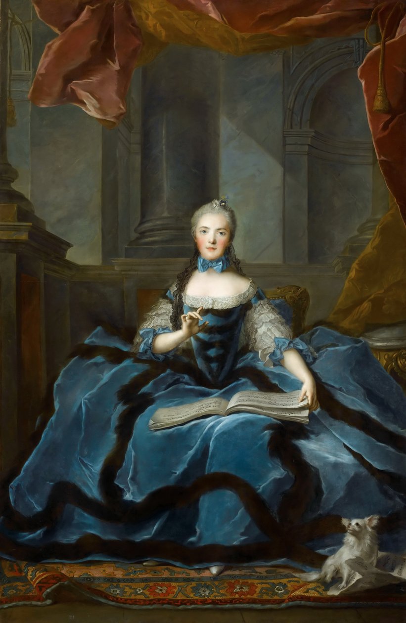 Prinsesse Marie Adelaide af Frankrig 1732-1800 af Jean Marc Nattier