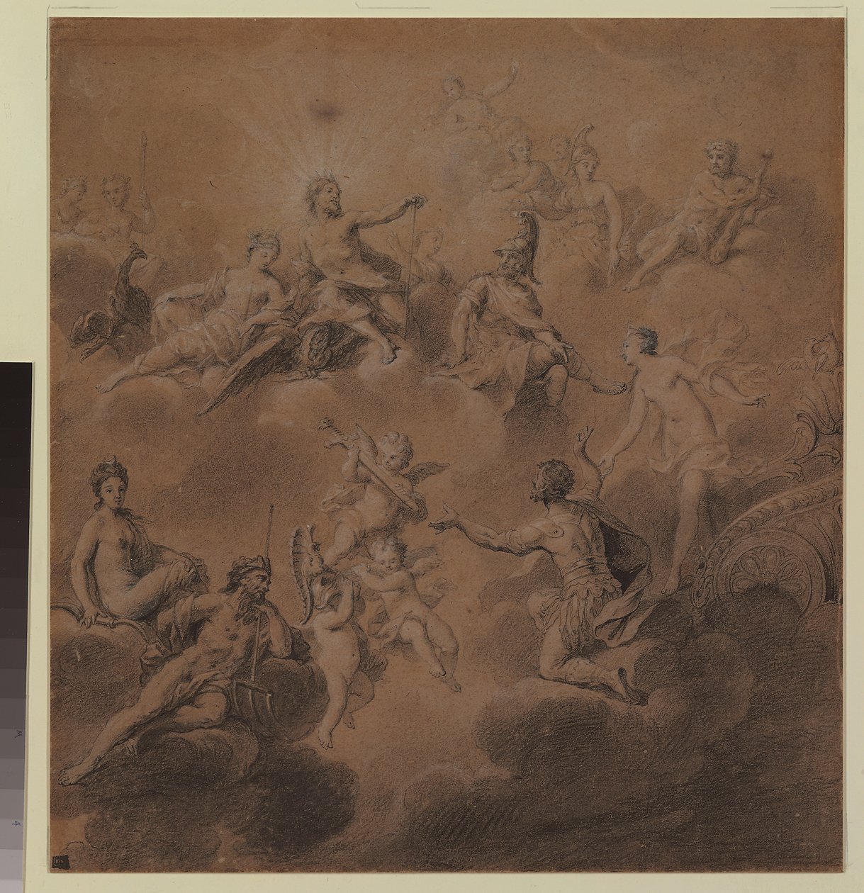 Venus præsenterer Aeneas for guderne af Jean Marc Nattier