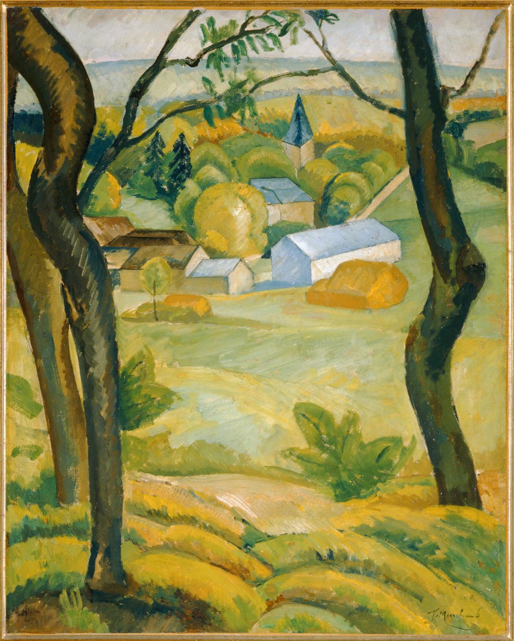 Villepreux ... (maleri på lærred) af Jean Marchand