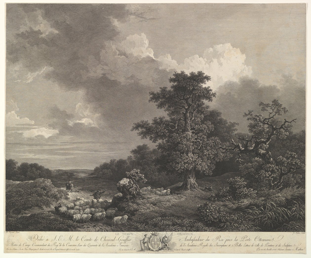 Det stormfulde vejr.n.d. af Jean Mathieu