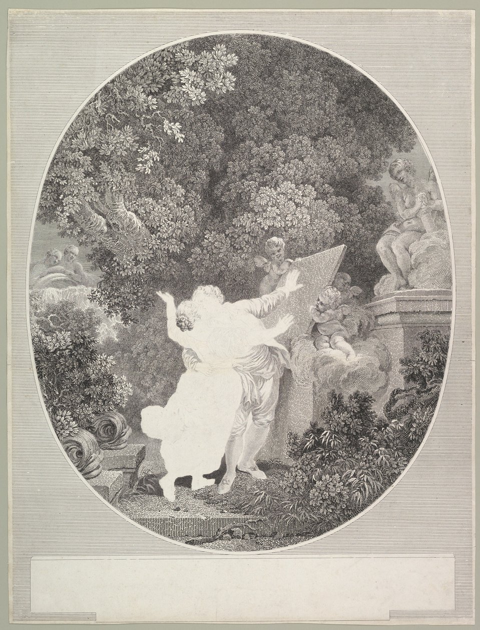 Kærlighedens løfte, 1786. af Jean Mathieu