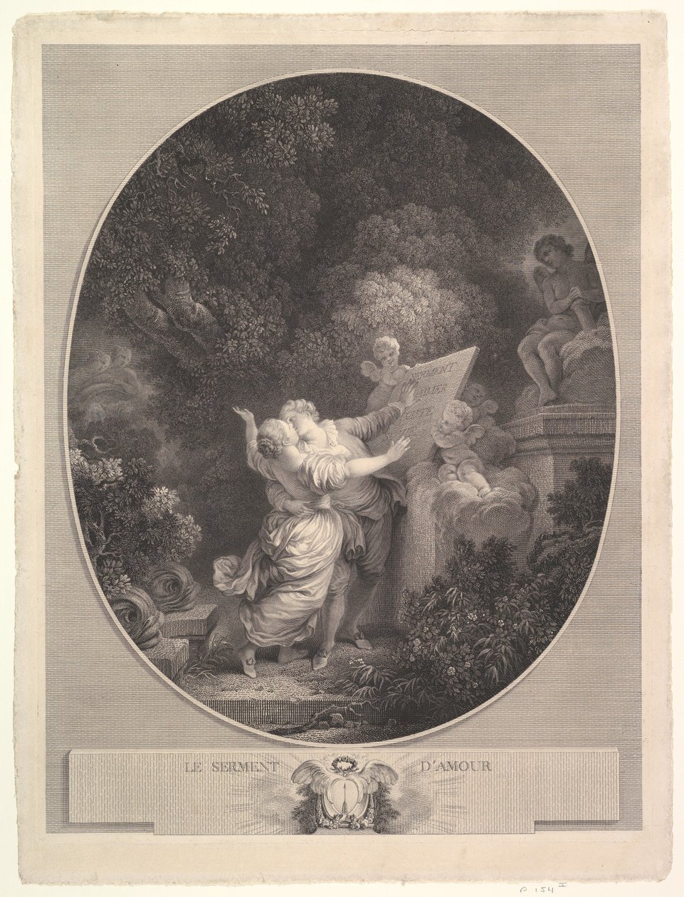 Kærlighedens løfte, 1786. af Jean Mathieu