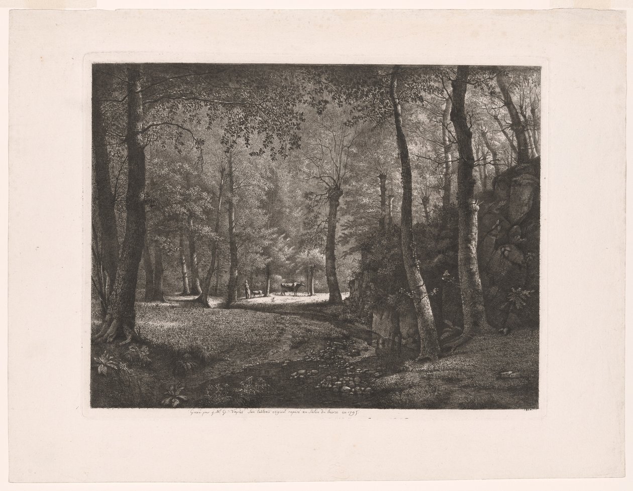 Skoven ved Rochecardon af Jean Michel Grobon