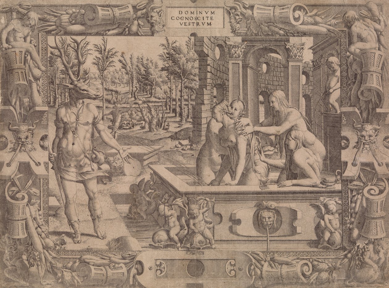 The Metamorphosis of Acteon, 1535-55. af Jean Mignon