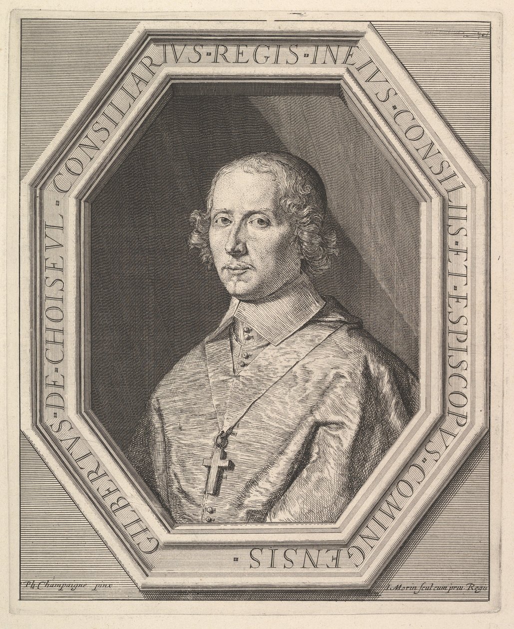 Gilbert de Choiseul-Praslin, biskop af Comminges. af Jean Morin