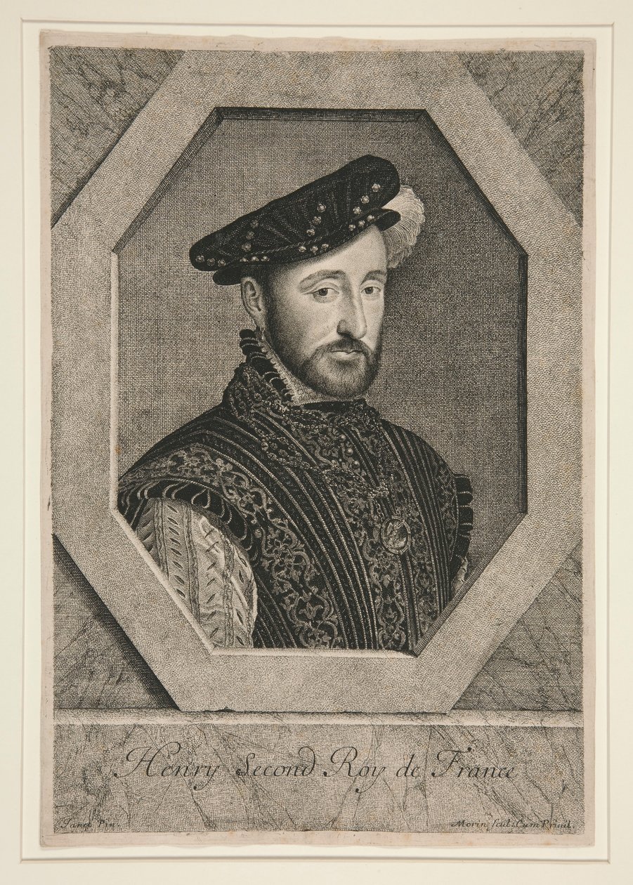 Henrik II, konge af Frankrig (1519-1559) af Jean Morin