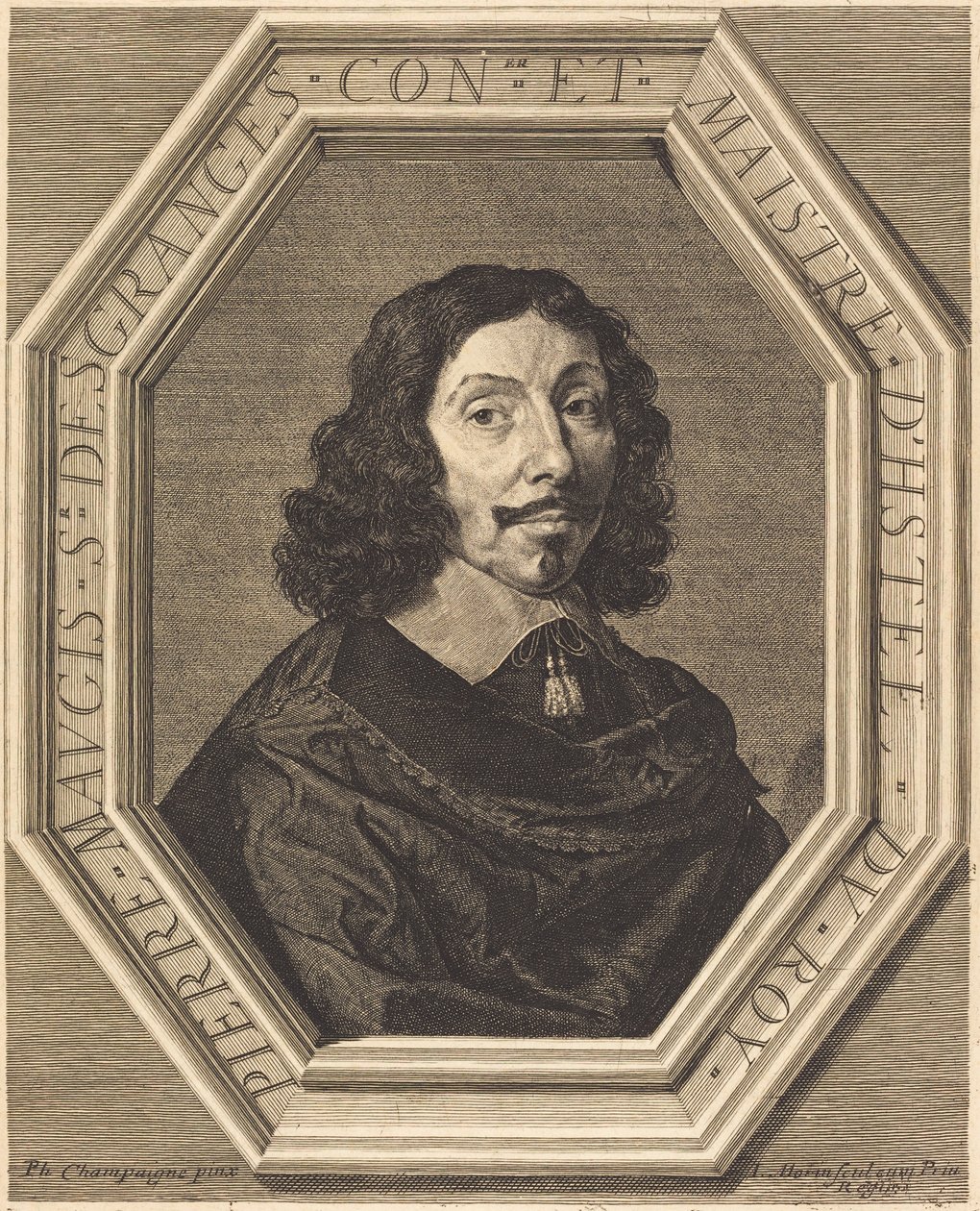 Pierre Maugis af Jean Morin after Philippe de Champaigne