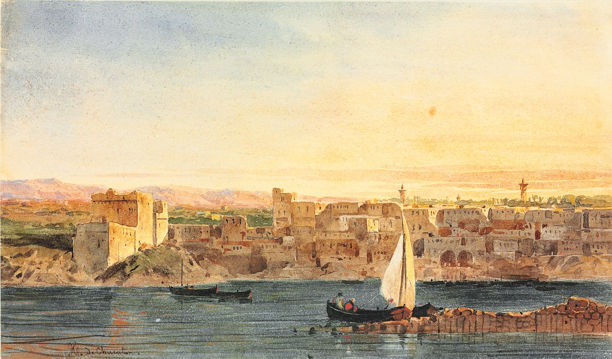 Konstantinopel Sublime Port af Jean Nicolas Henri de Chacaton