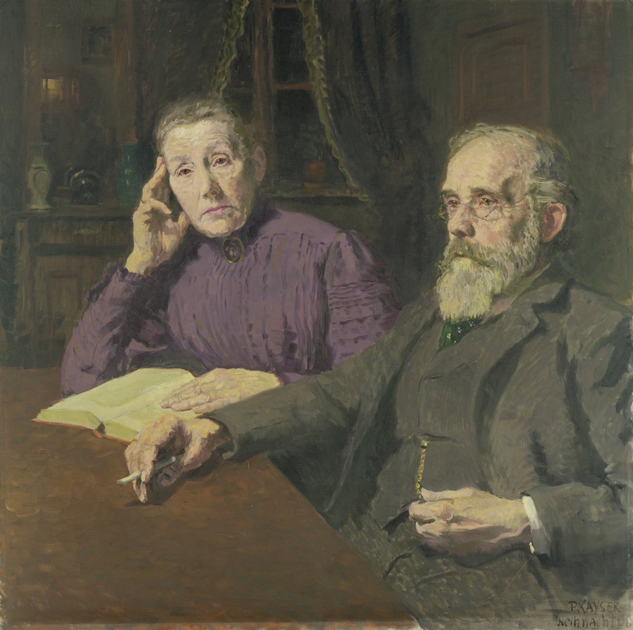 Kunstnerens forældre af Jean Paul Kayser