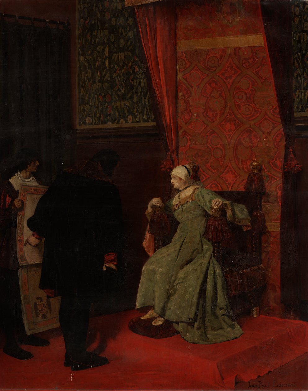 Columbus før Isabella af Jean Paul Laurens