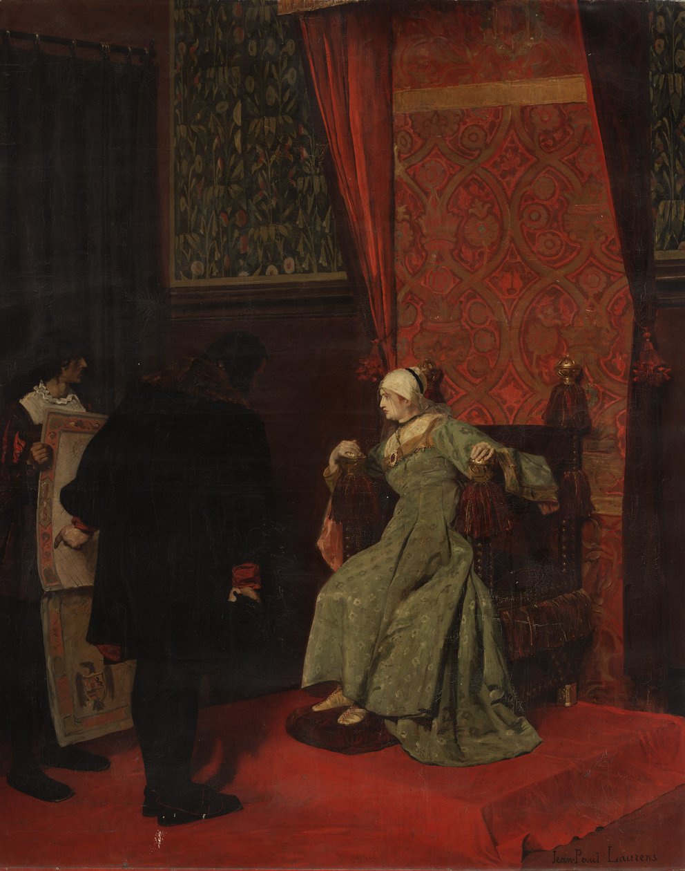 Columbus før Isabella af Jean Paul Laurens