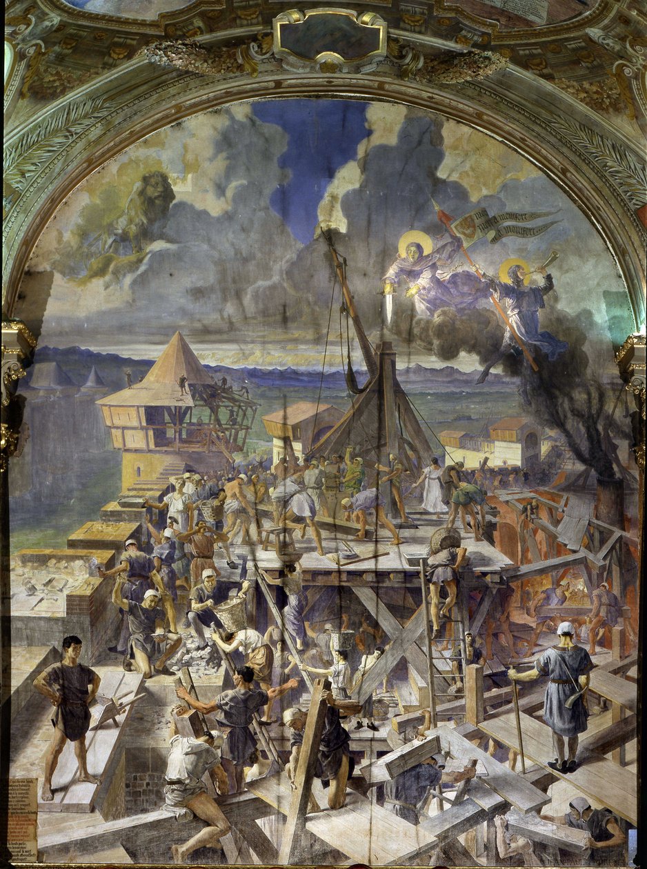 Fresco af Jean Paul Laurens af Jean Paul Laurens