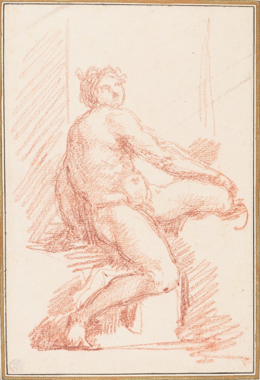 Ignudo fra Det Sixtinske Kapels loft af Jean Robert Ango