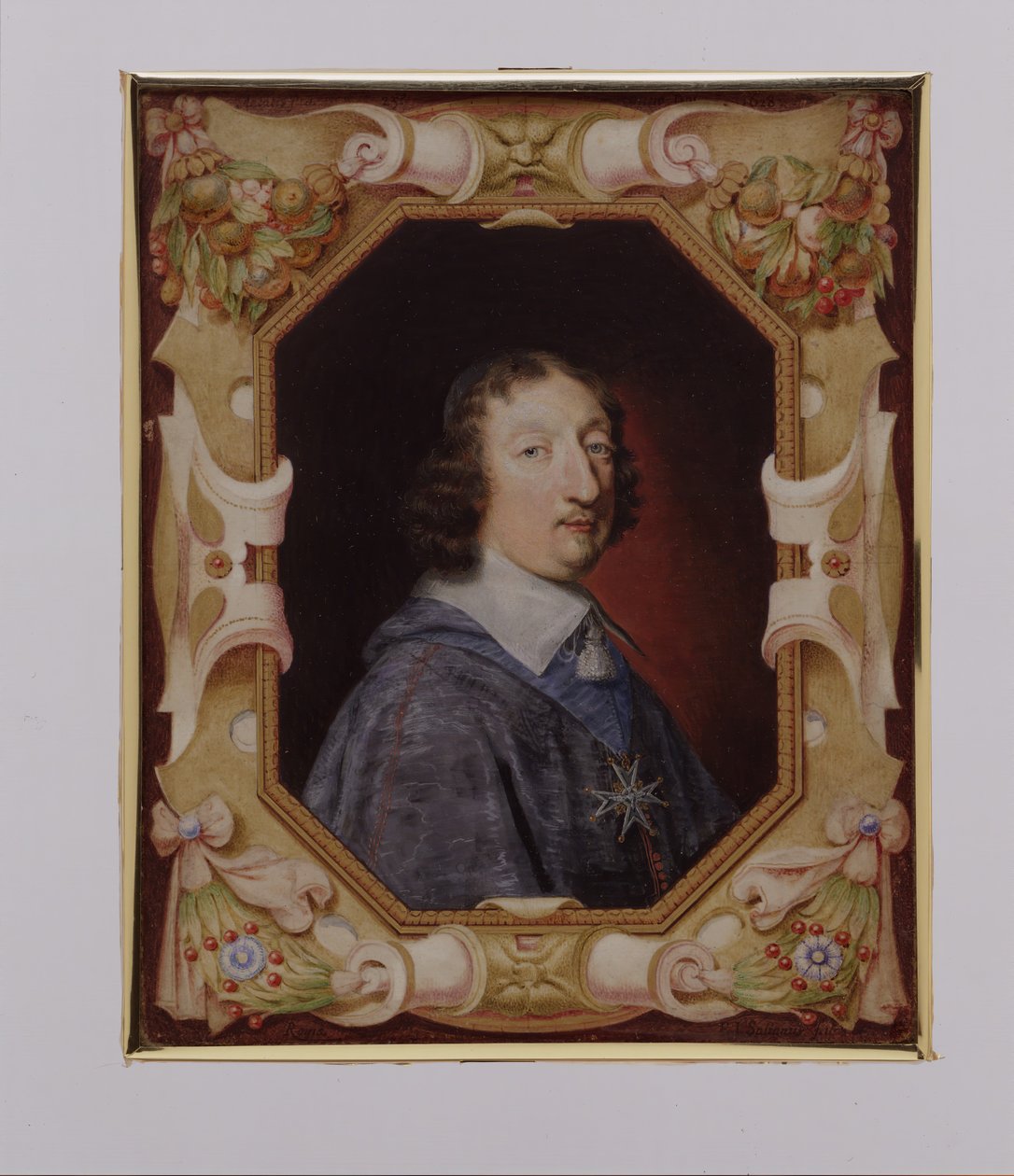 Portræt af en kirkemand, 1628. af Jean Saillant