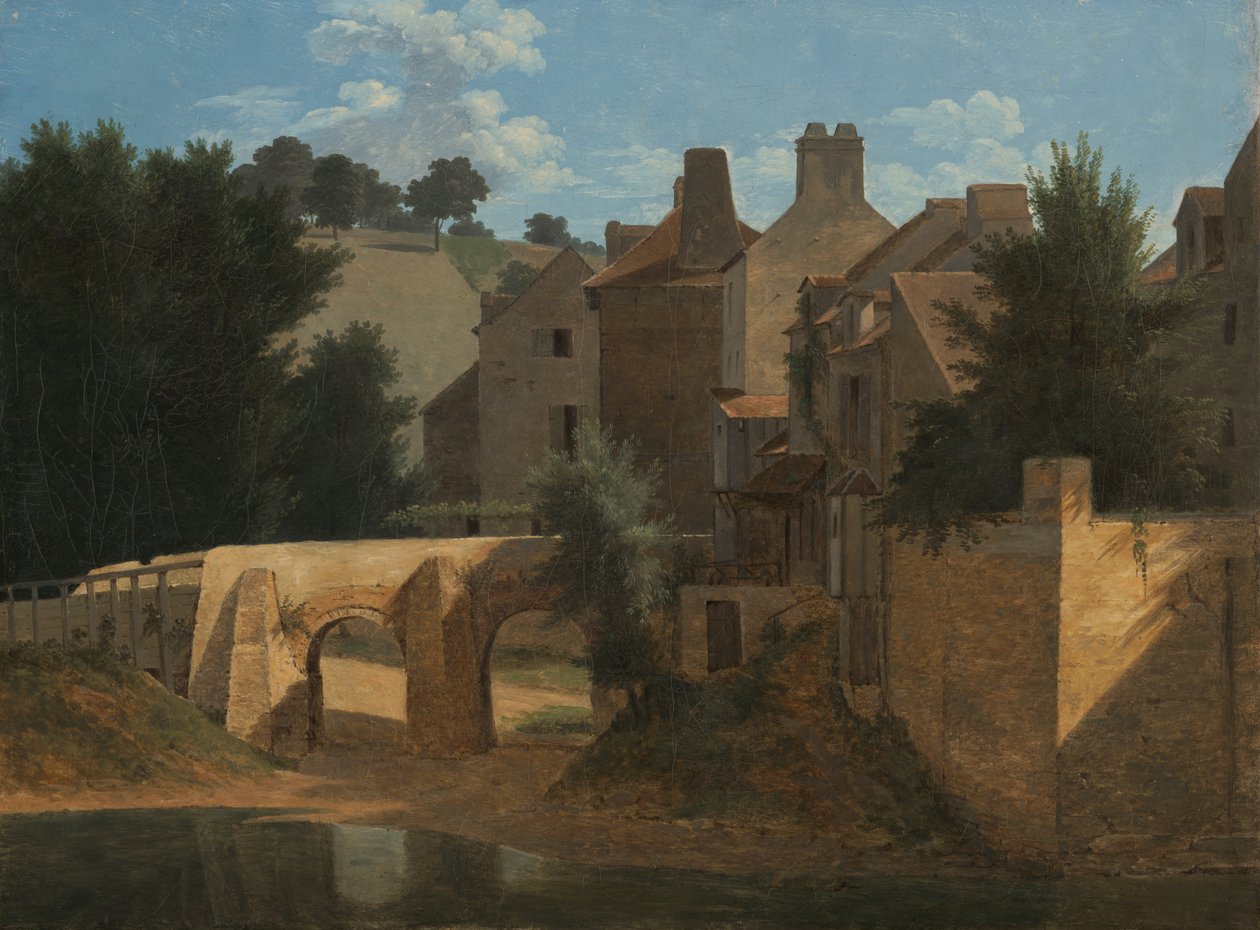 Udsigt i Île-de-France af Jean Victor Bertin