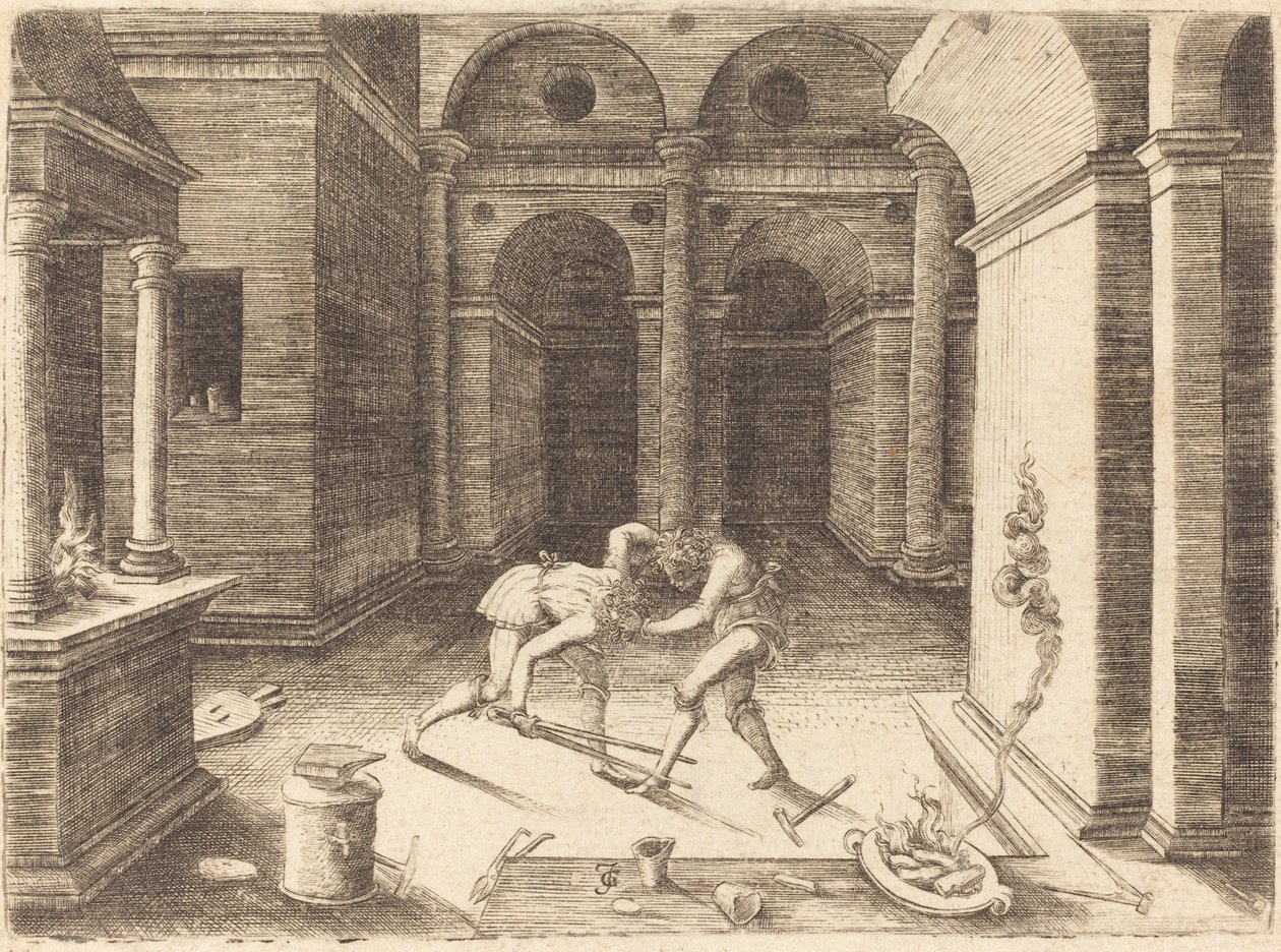 To lærlinge kæmper af Jean de Gourmont I