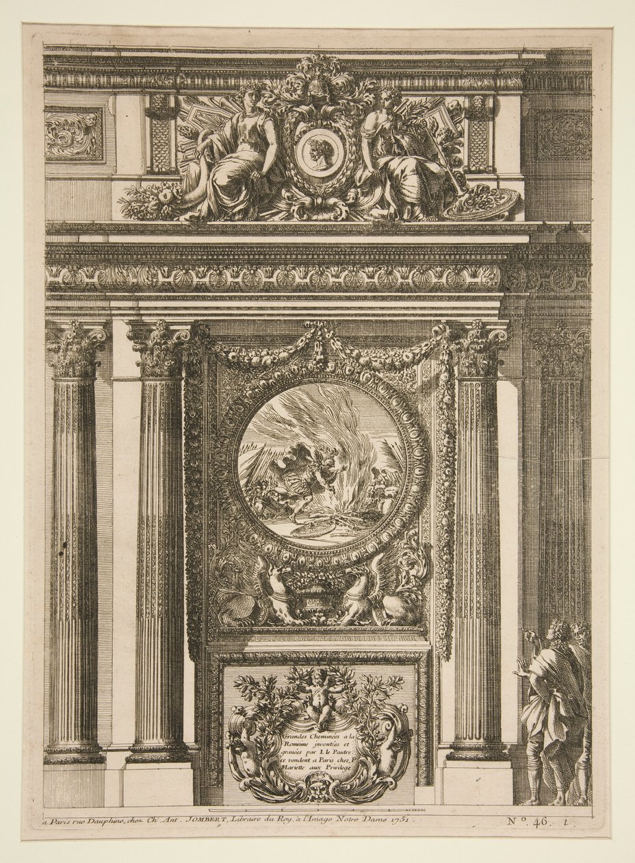 Store romerske pejse af Jean le Pautre