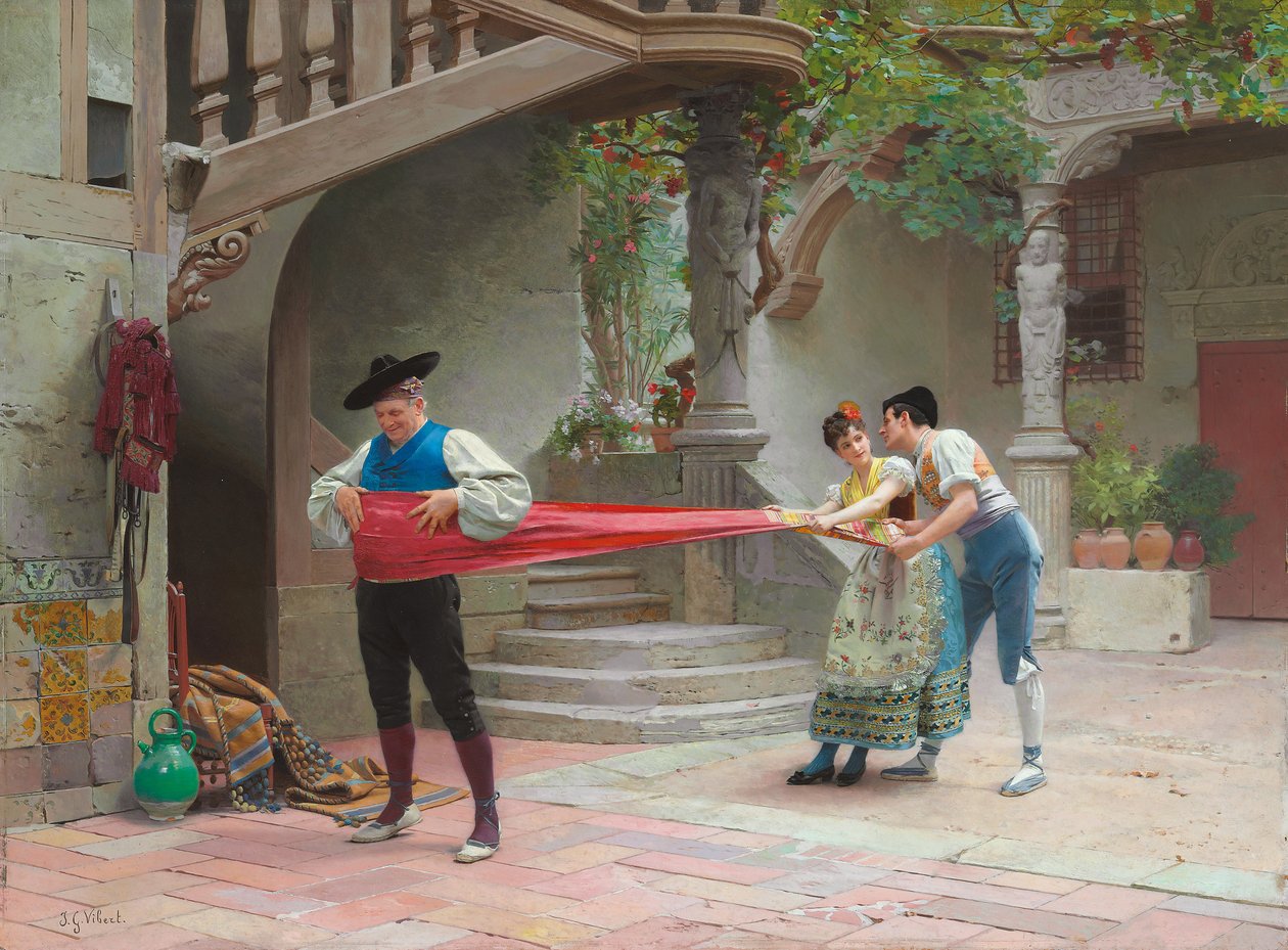 Bedstefars Sash af Jean or Jehan Georges Vibert