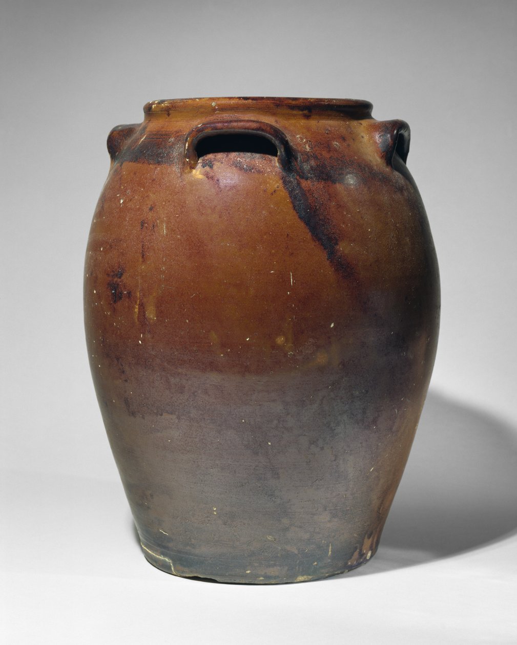 Krukke, c. 1850 (alkalisk glaseret stentøj) af Jefferson S. Nash Pottery