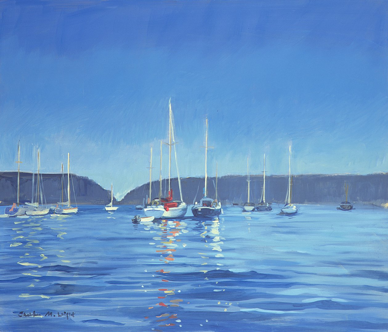 Salcombe - Yachts - Twilight af Jennifer Wright