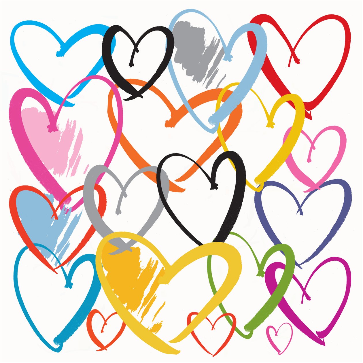 Kind Hearts, 2015 (blandet medier) af Jenny Frean