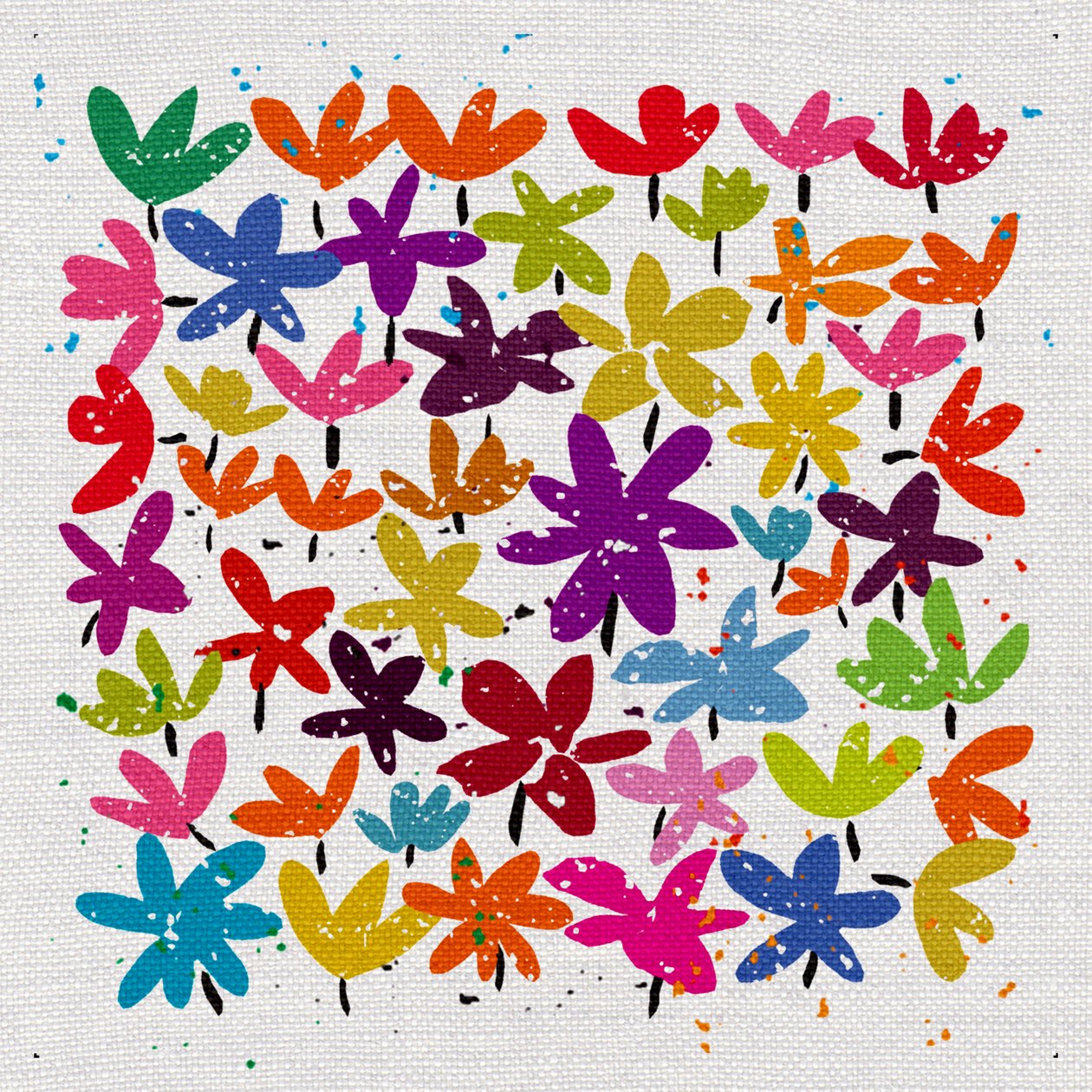 Sig det med blomster, 2022 (blandet medier) af Jenny Frean