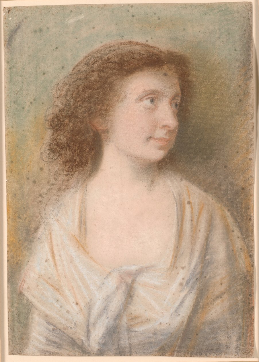 Portræt af Maria Magdalene Becker af Jens Juel