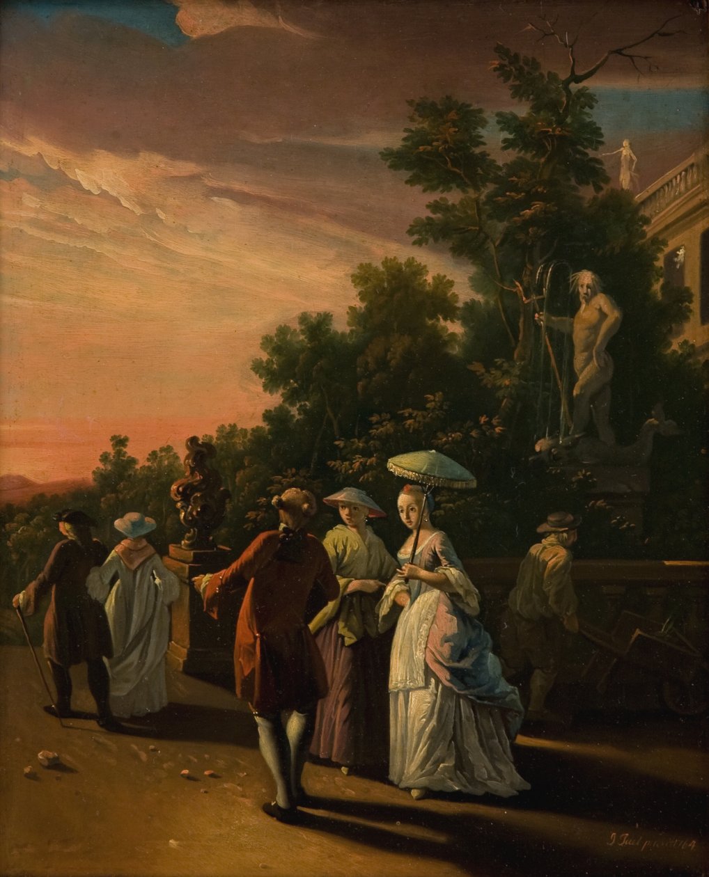 Promenade i en park af Jens Juel