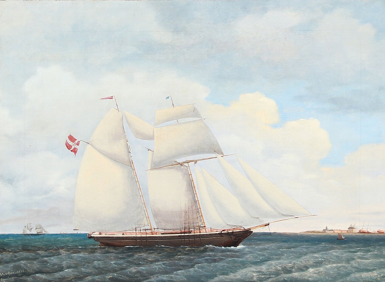 Skonnerten "Adolphine" af Jens Thielsen Locher
