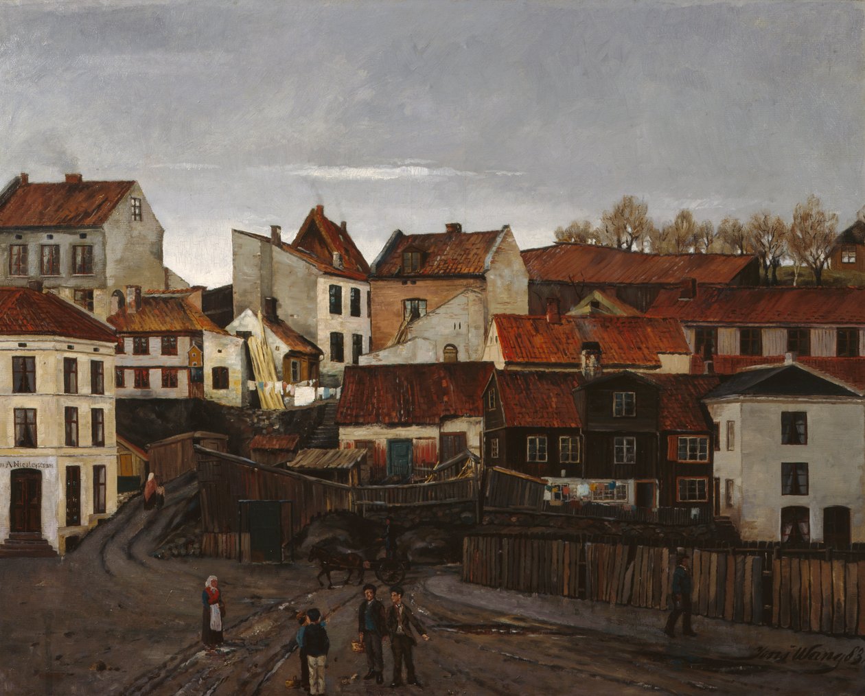 Fra fattigkvarteret, Hammersborg af Jens Wang