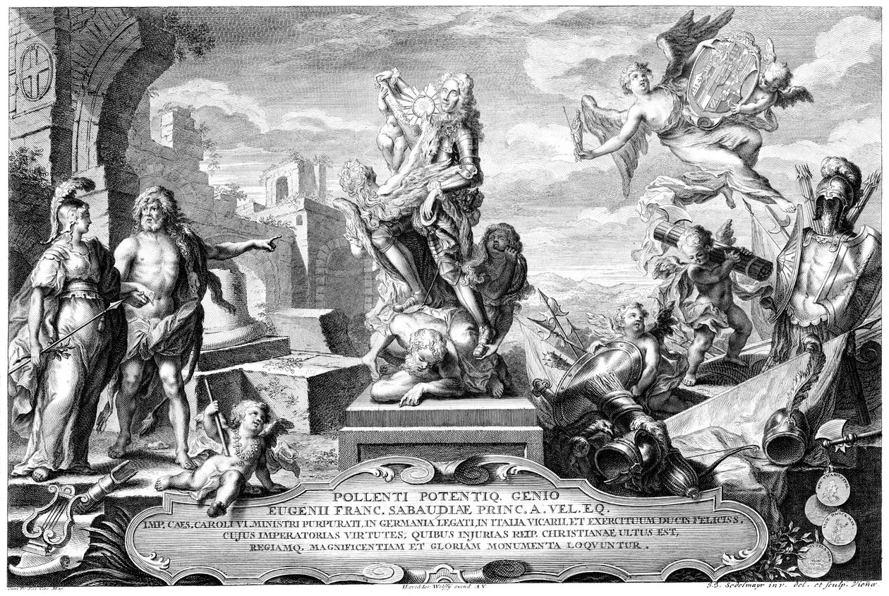 Glorificering af Prins Eugene af Jeremias Jakob Sedelmayr
