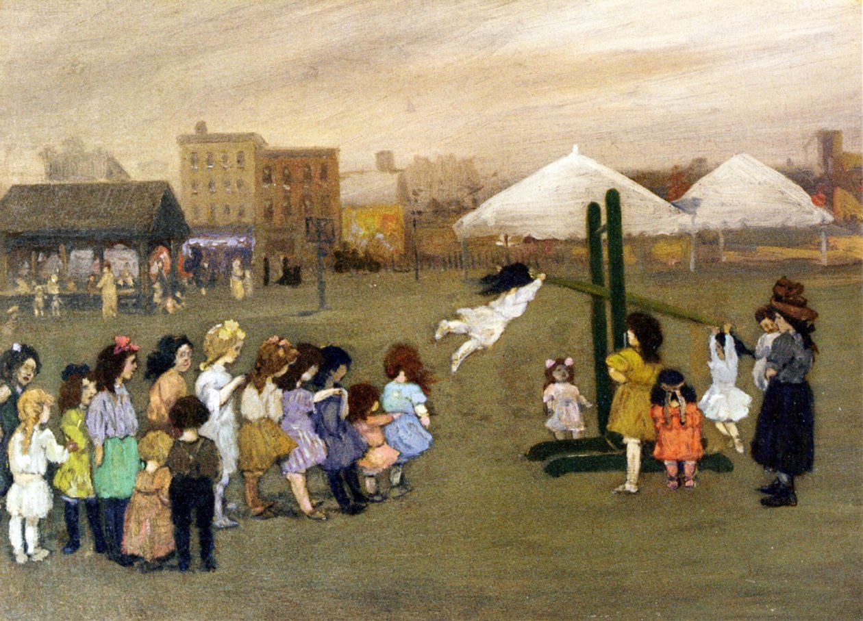 Legeplads, ca. 1907 af Jerome Myers