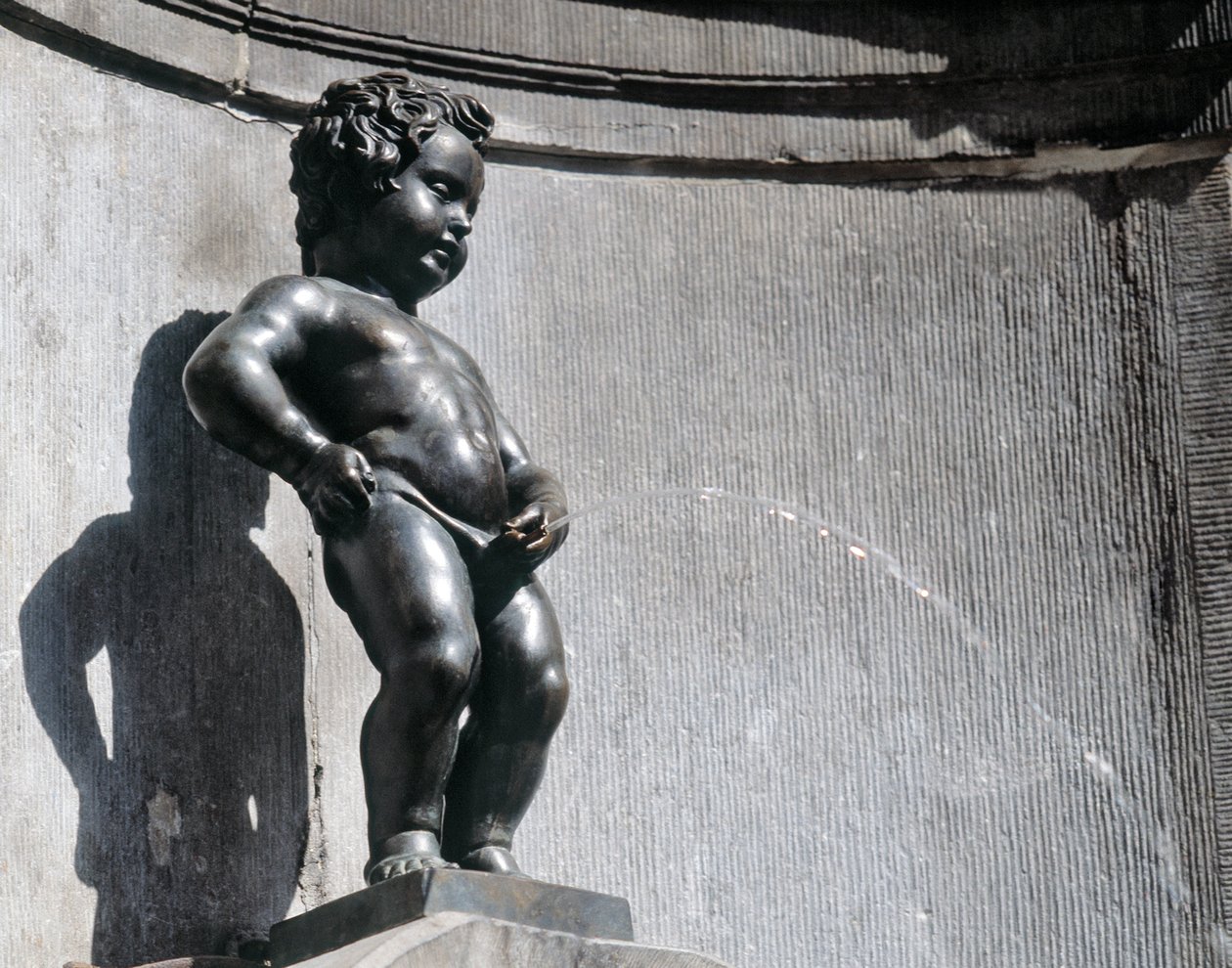 Manneken Pis, bronze fra 1619 af Jerome the Elder Duquesnoy