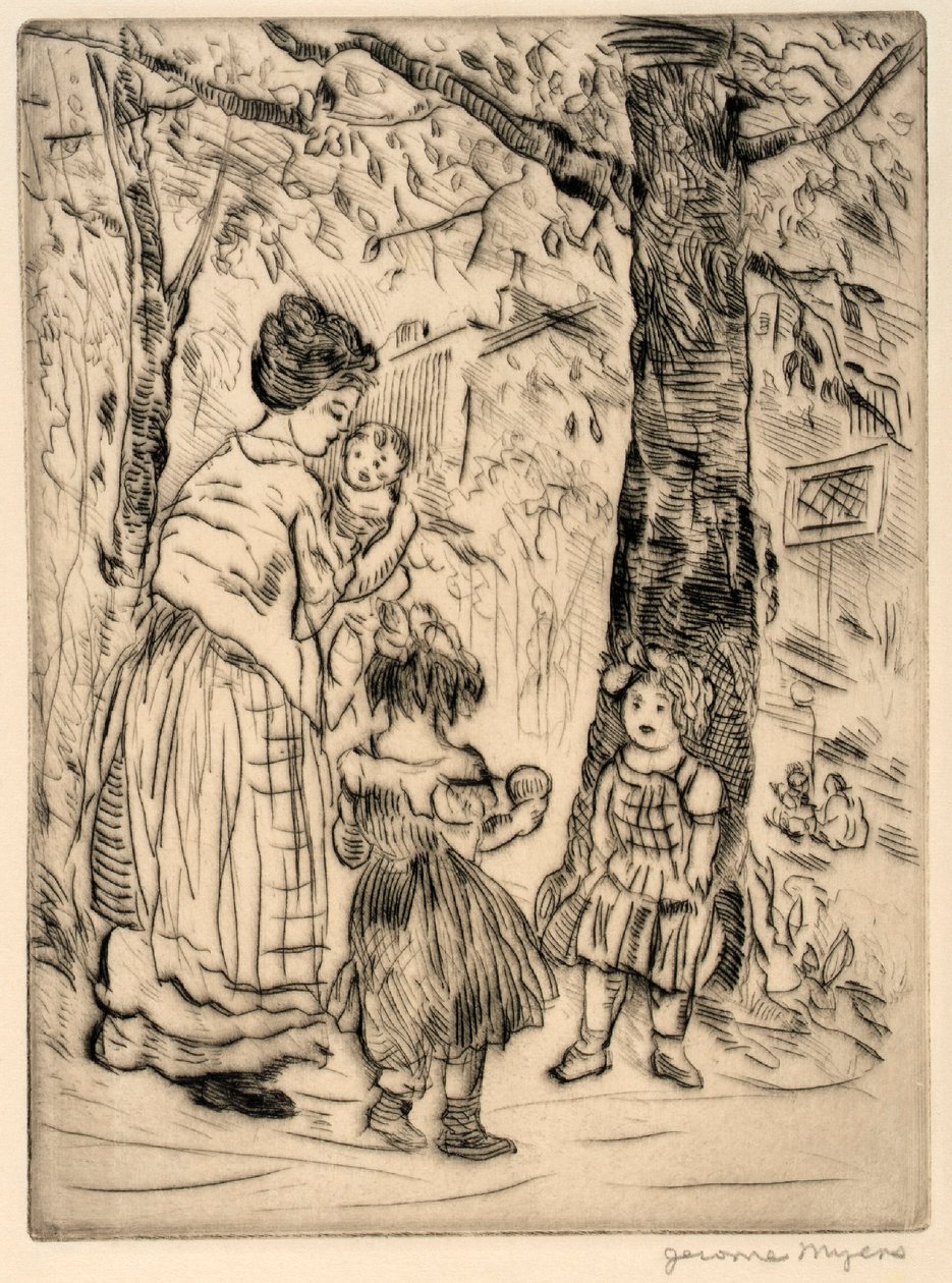 Forår (Springtime) af Jerome Myers