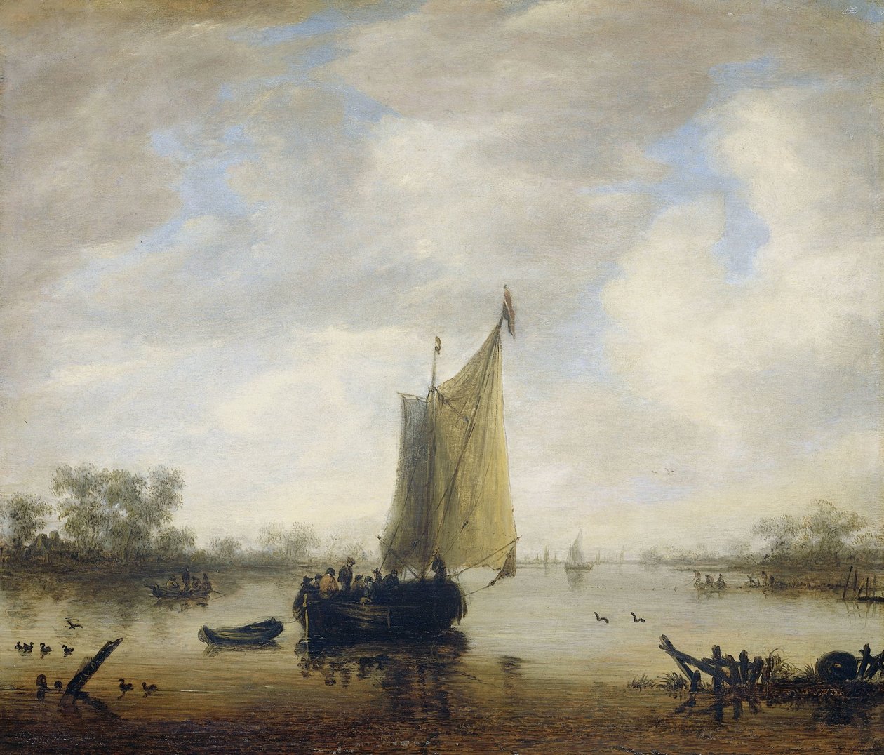 Udsigt over floden af Jeronymus van Diest (II)