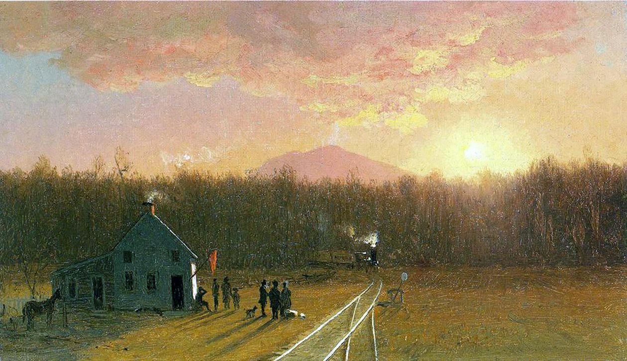 Eftermiddagstoget, 1867 af Jervis McEntee