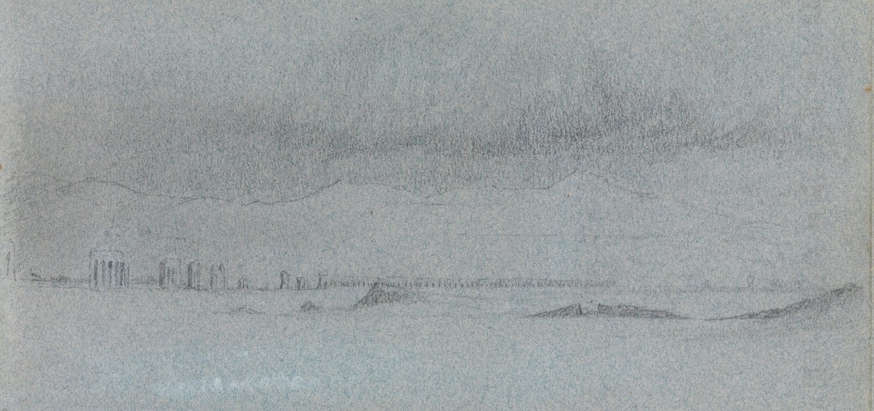 Skitsebog over italienske landskabsfag, 1869. af Jervis McEntee