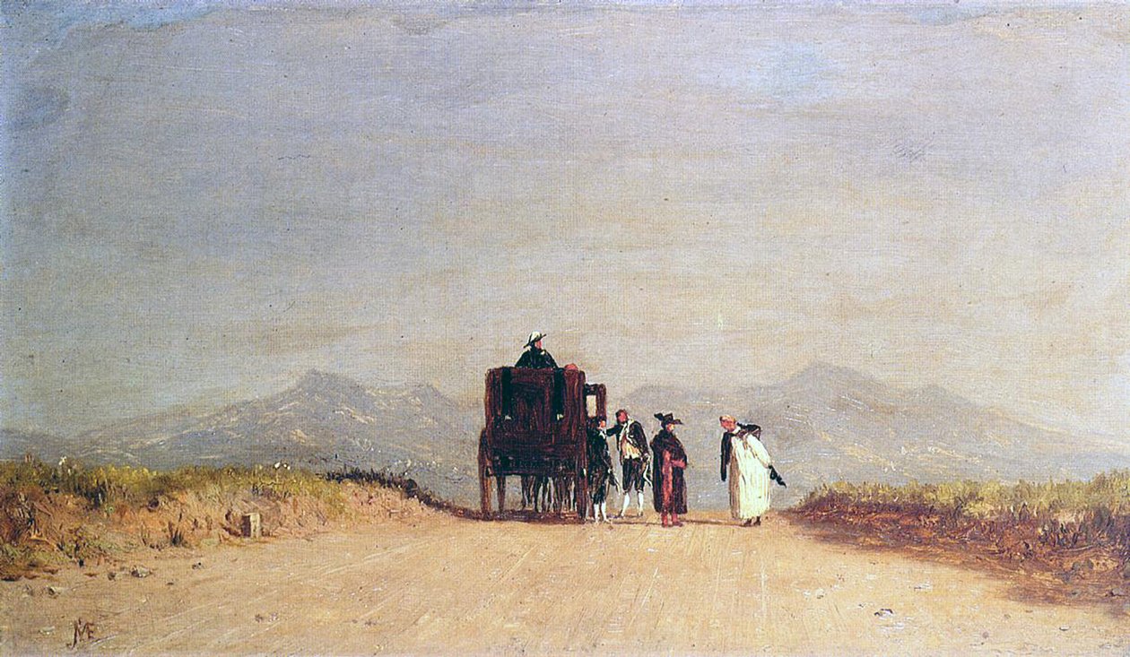 Rejsendes ophold i den romerske Campagna, ca. 1868 af Jervis McEntee