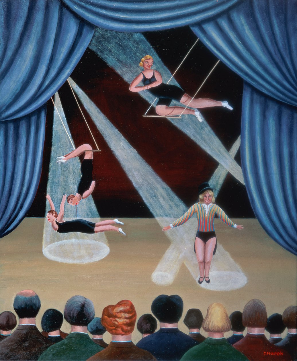 Cirkus akrobater af Jerzy Marek