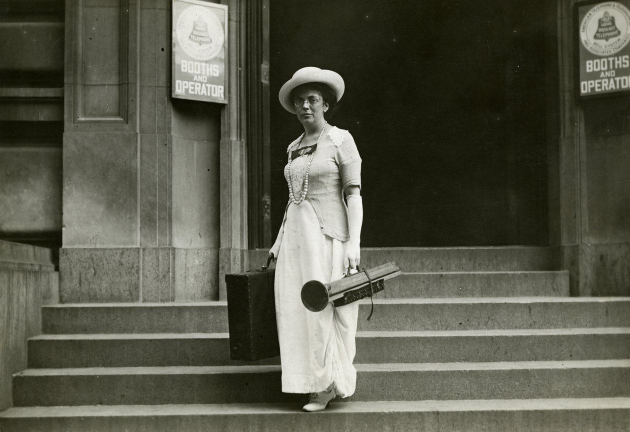 Beals på arbejde, 1904 af Jessie Tarbox Beals