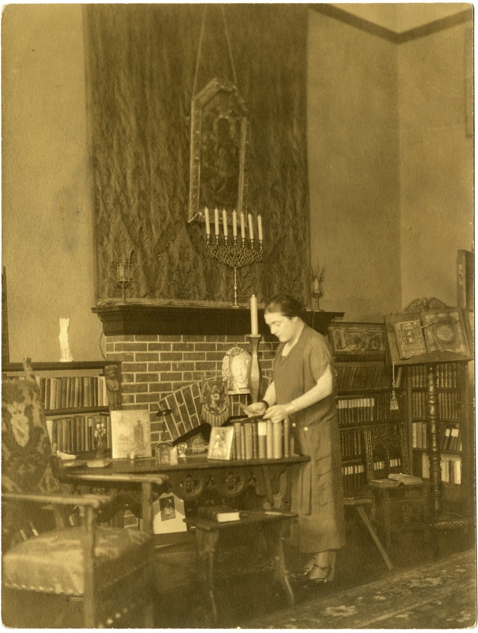 Fanny Hurst, ca. 1909-28 (foto af gelatinesølv) af Jessie Tarbox Beals