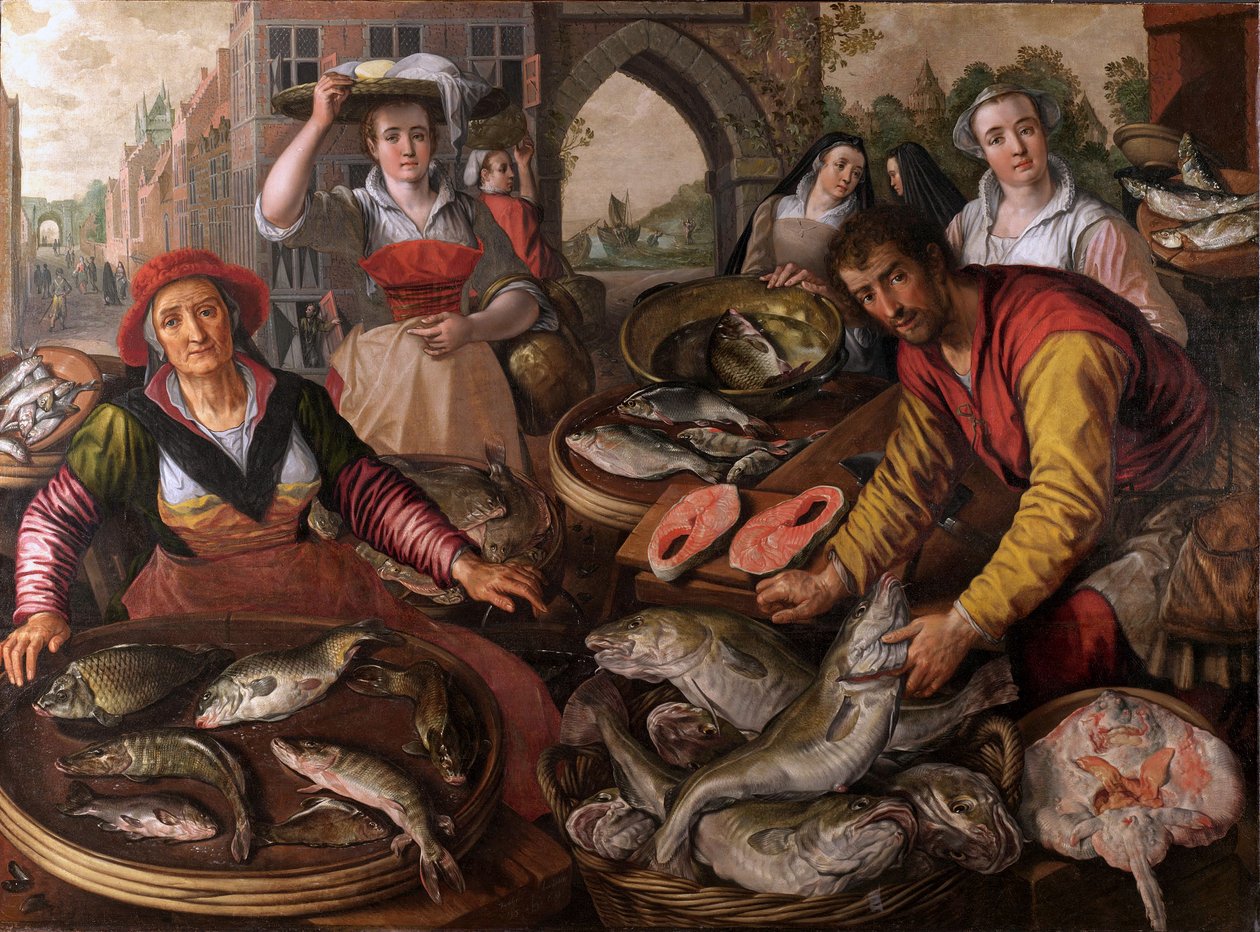 De fire elementer af Joachim Beuckelaer