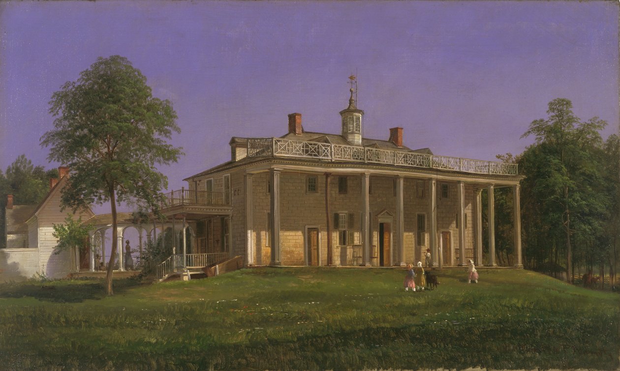 Udsigt over Mount Vernon af Joachim Ferdinand Richardt