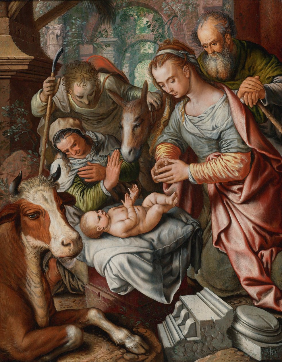 Hyrdernes tilbedelse af Joachim Beuckelaer